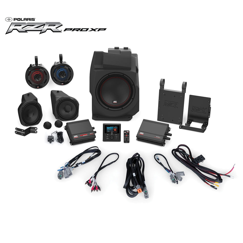 MTX 5-Speaker Audio System for Polaris RZR Pro XP Vehicles NON RIDECOMMAND