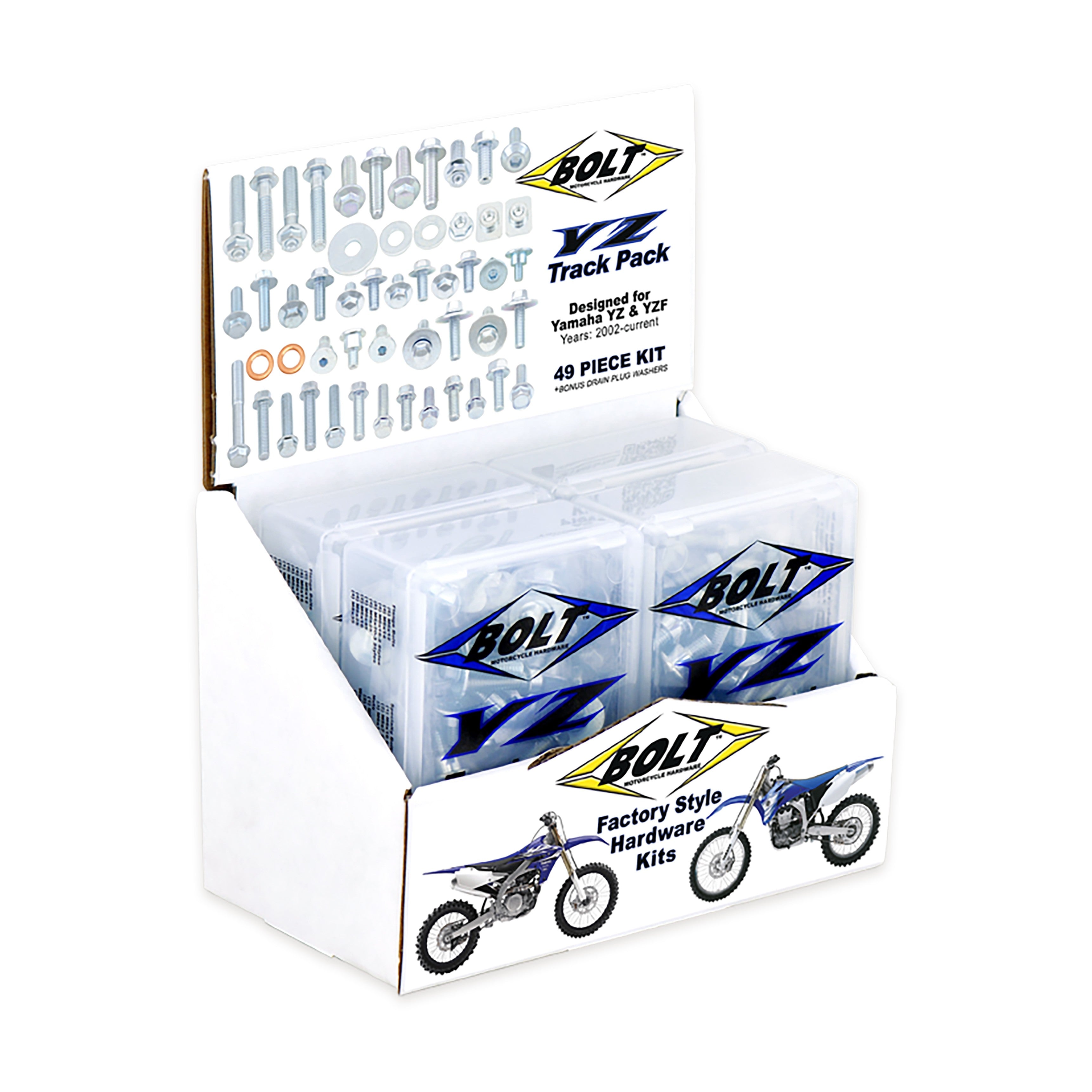 YZ TRACK PACK 6/PK DISPLAY - 020-00116D