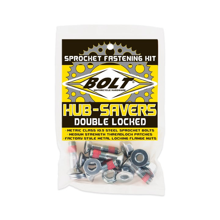 SPROCKET FASTENERS SILVER 6/PK - 020-00117-1