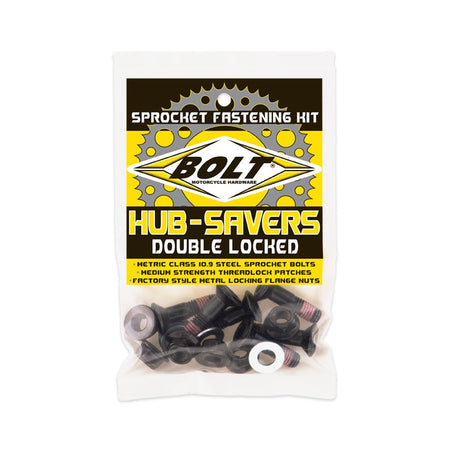 SPROCKET FASTENERS BLACK 6/PK - 020-00118-1