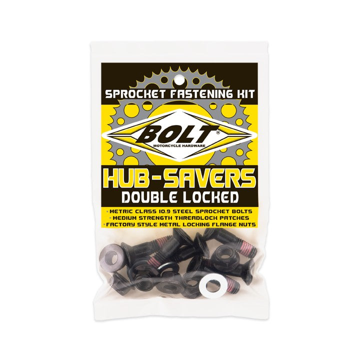 SPROCKET FASTENERS BLACK 6/PK - 020-00118-1