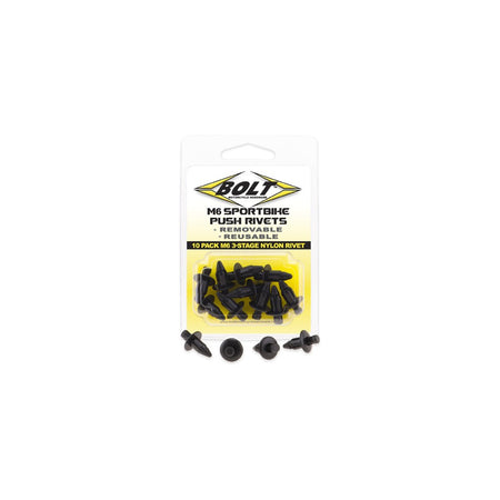M6 THREE STAGE PUSH RIVET KIT 10/PK - 020-00120