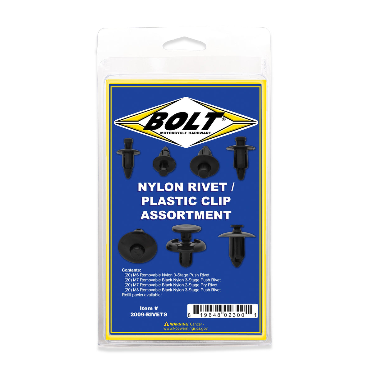 RIVET ASSORTMENT 80/PK - 020-00126