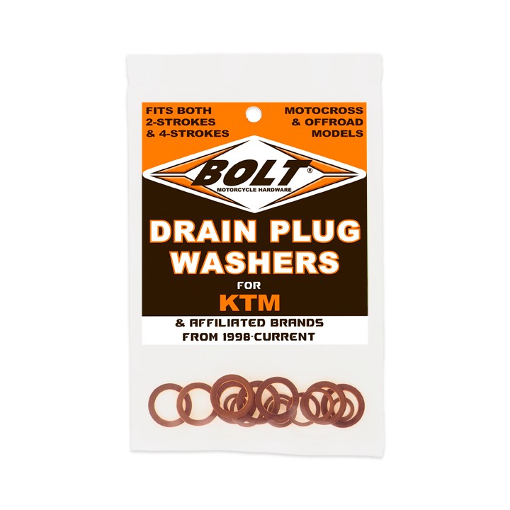 DRAIN PLUG WASHERS 2/4 STROKE MODELS KTM - 020-0652