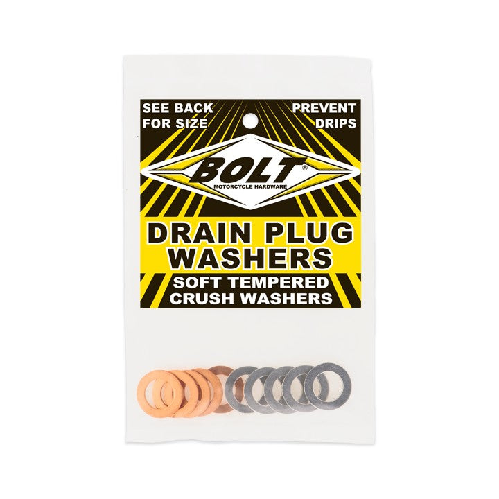 CRUSH WASHERS 12X20MM 10/PK 5 ALUMINUM & 5 COPPER - 020-122010