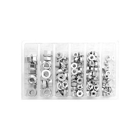 FLANGE NUT ASSORTMENT 140 PIECE KIT - 021-10000-1