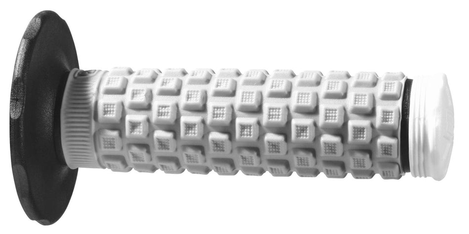 PRO TRAPPER ATV SNOW BLACK GRAY WHITE PILLOW TOP GRIPS - 024857