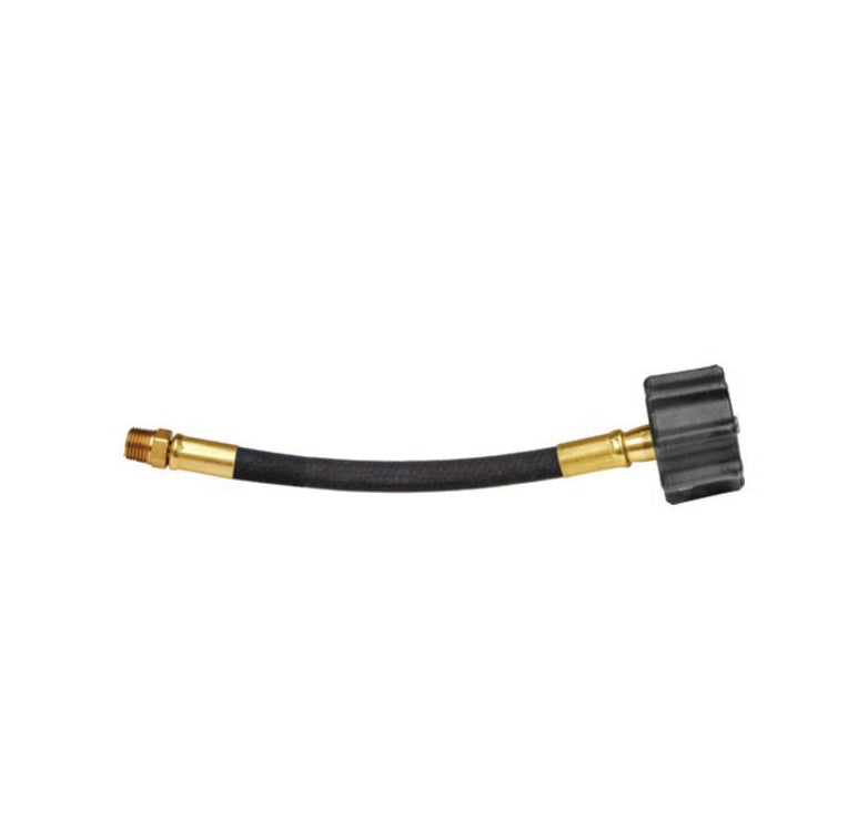 MARSHALL MER425-12 - 12-INCH THERMOPLASTIC LP GAS HOSE (FEMALE QCC, TYPE I CONNECTION TO 1/4-INCH MALE INVERTED FLARE) - 06-0279