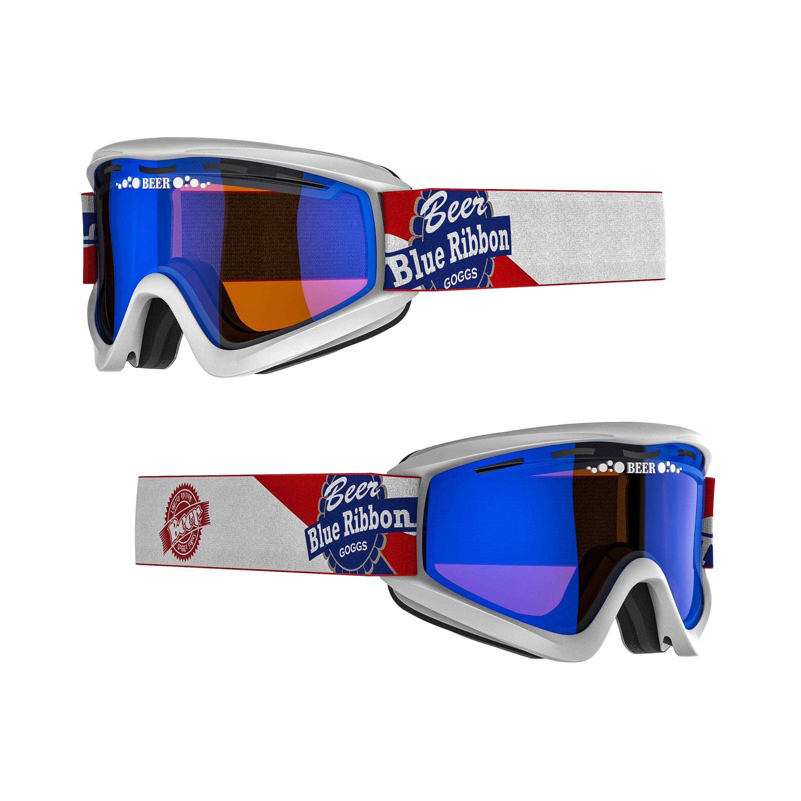 COLD PBRB GOGGLE BLUE MIRROR - 067-06815