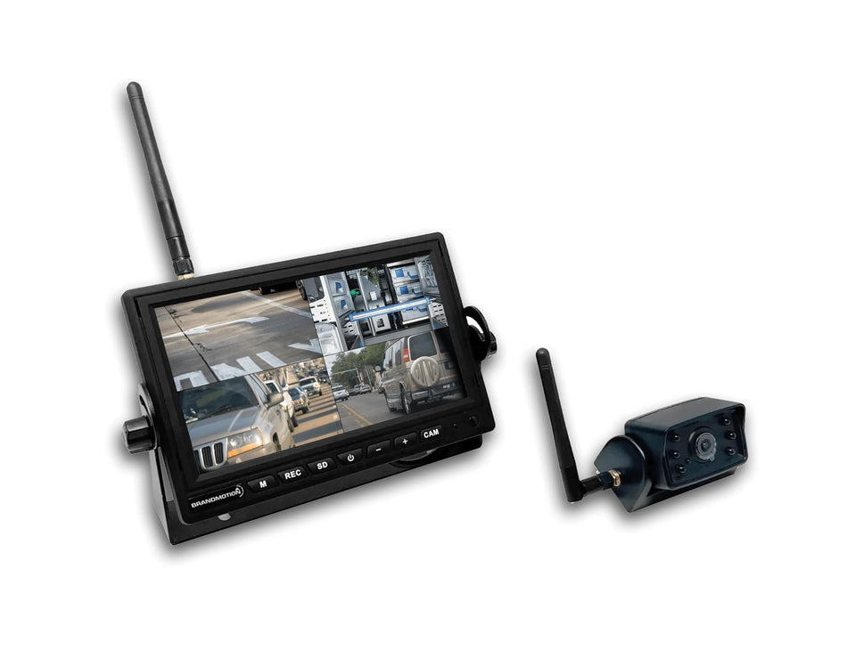 Brandmotion RV Wireless Observation IR Camera System with 7″ HD Monitor - 08-1075