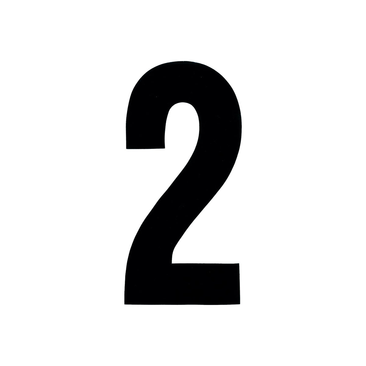 #2 7" BLACK EXTREME DIGITS 3/PK - 09-6272