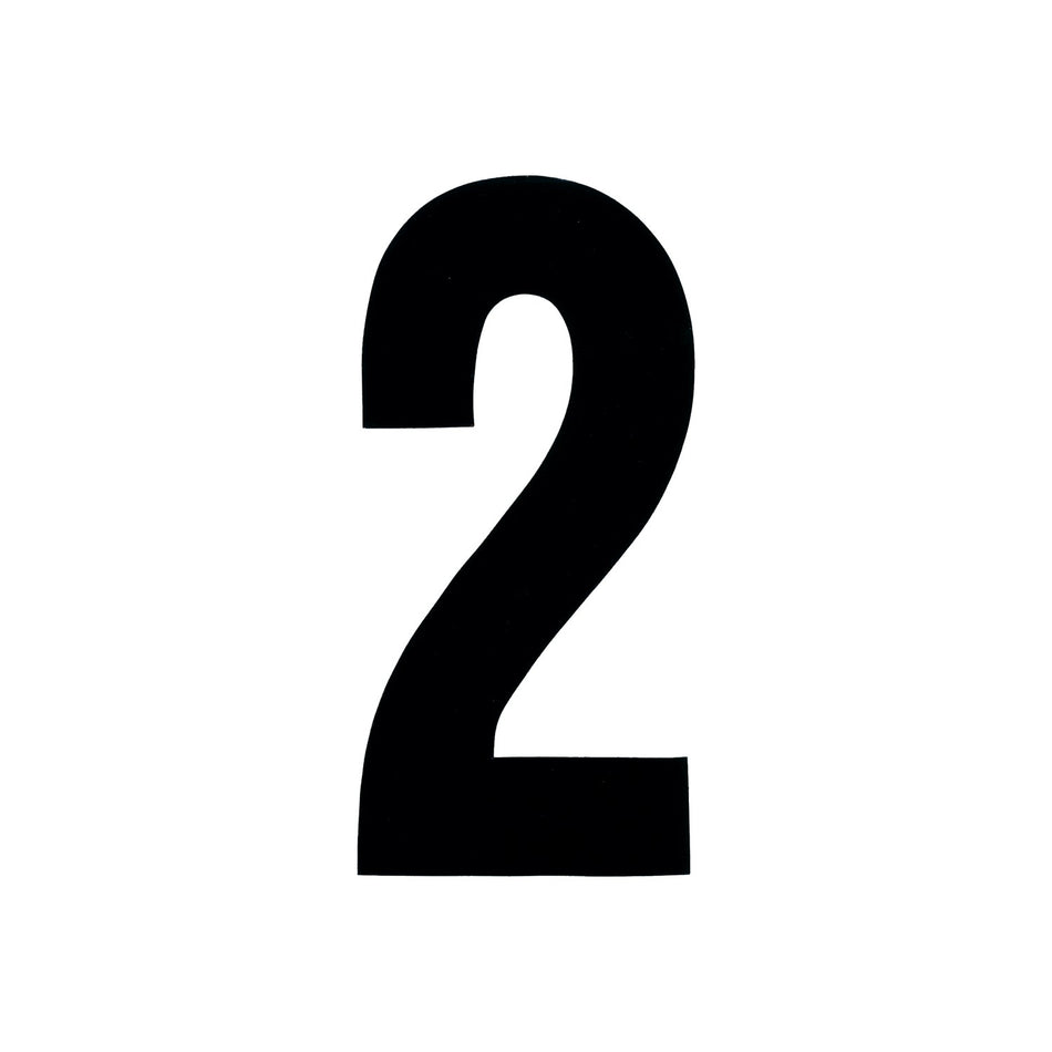 #2 7" BLACK EXTREME DIGITS 3/PK - 09-6272