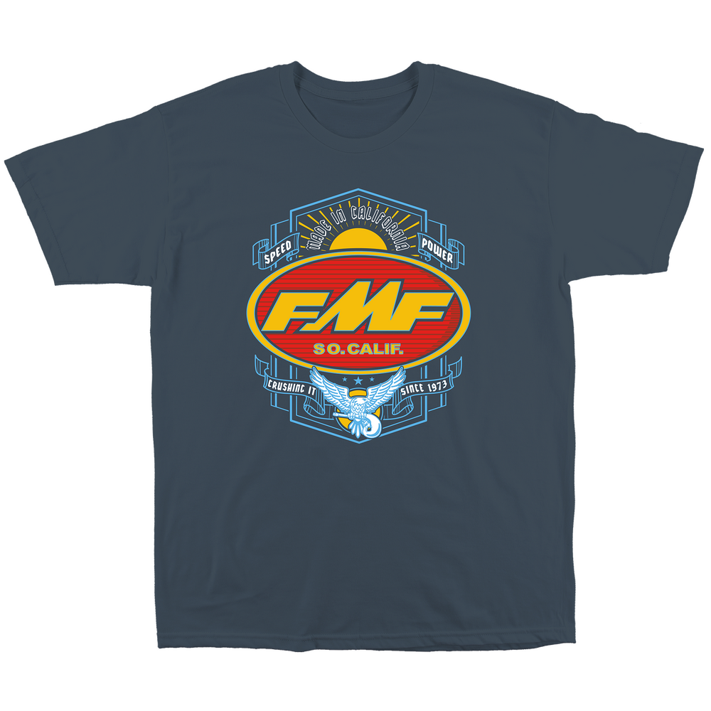 FMF Apparel Blacksmith Tee Steel Blue 2X