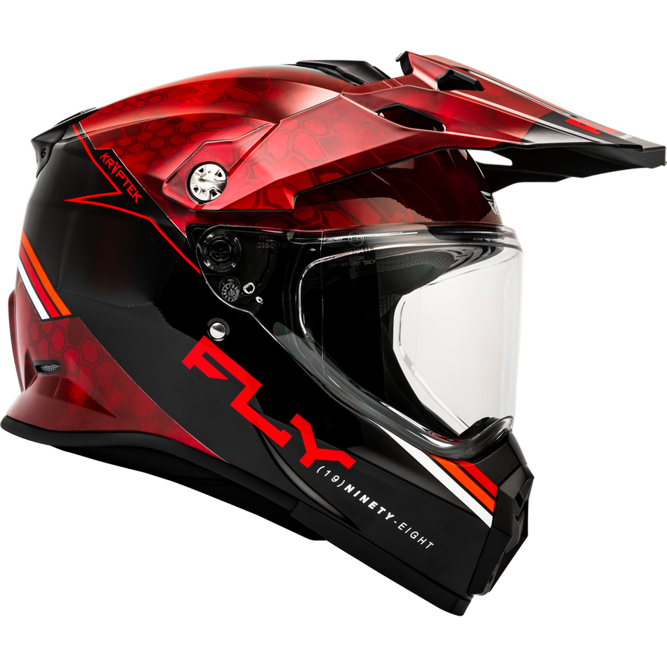 Fly Racing Trekker Kryptek Conceal Helmet Red/Black