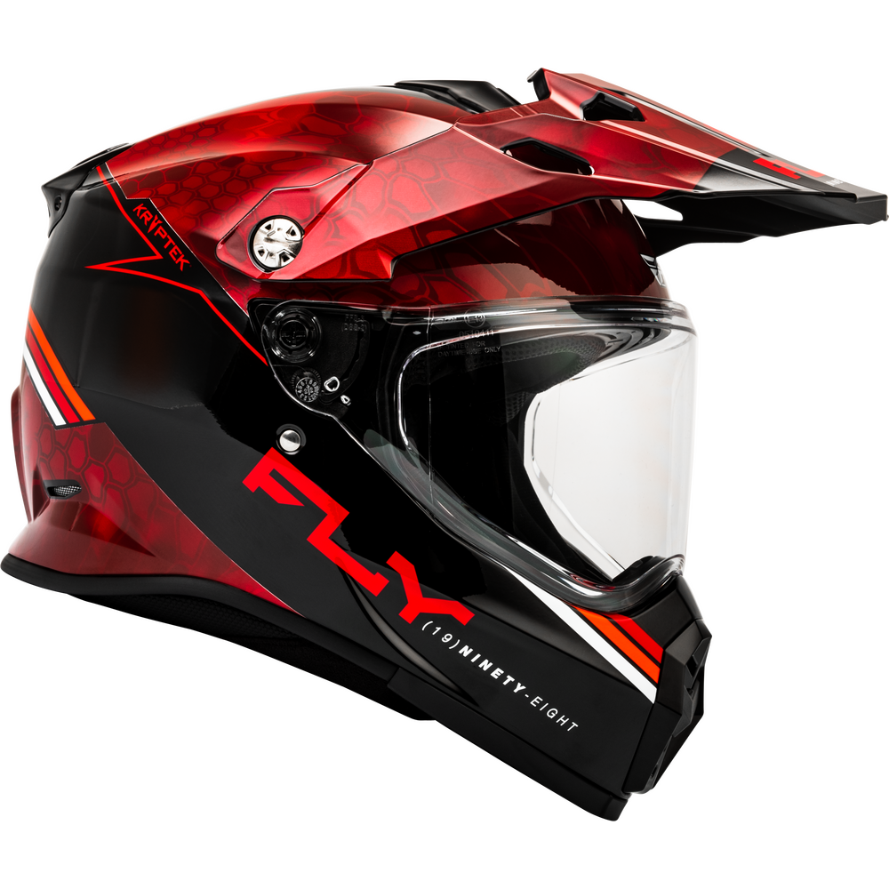 Fly Racing Trekker Kryptek Conceal Helmet Red/Black