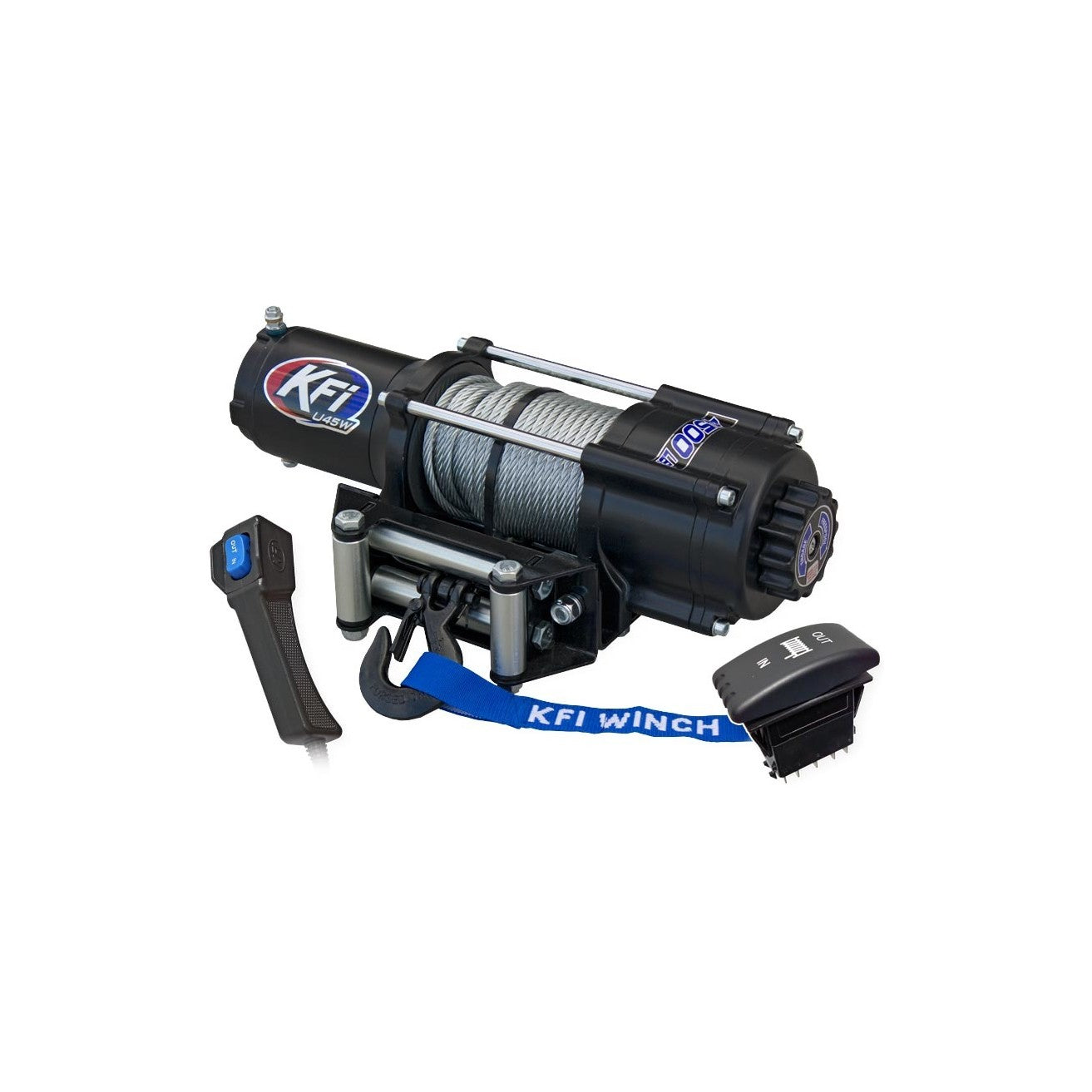 WIDE 4500 LB UTV WINCH - 10-0207