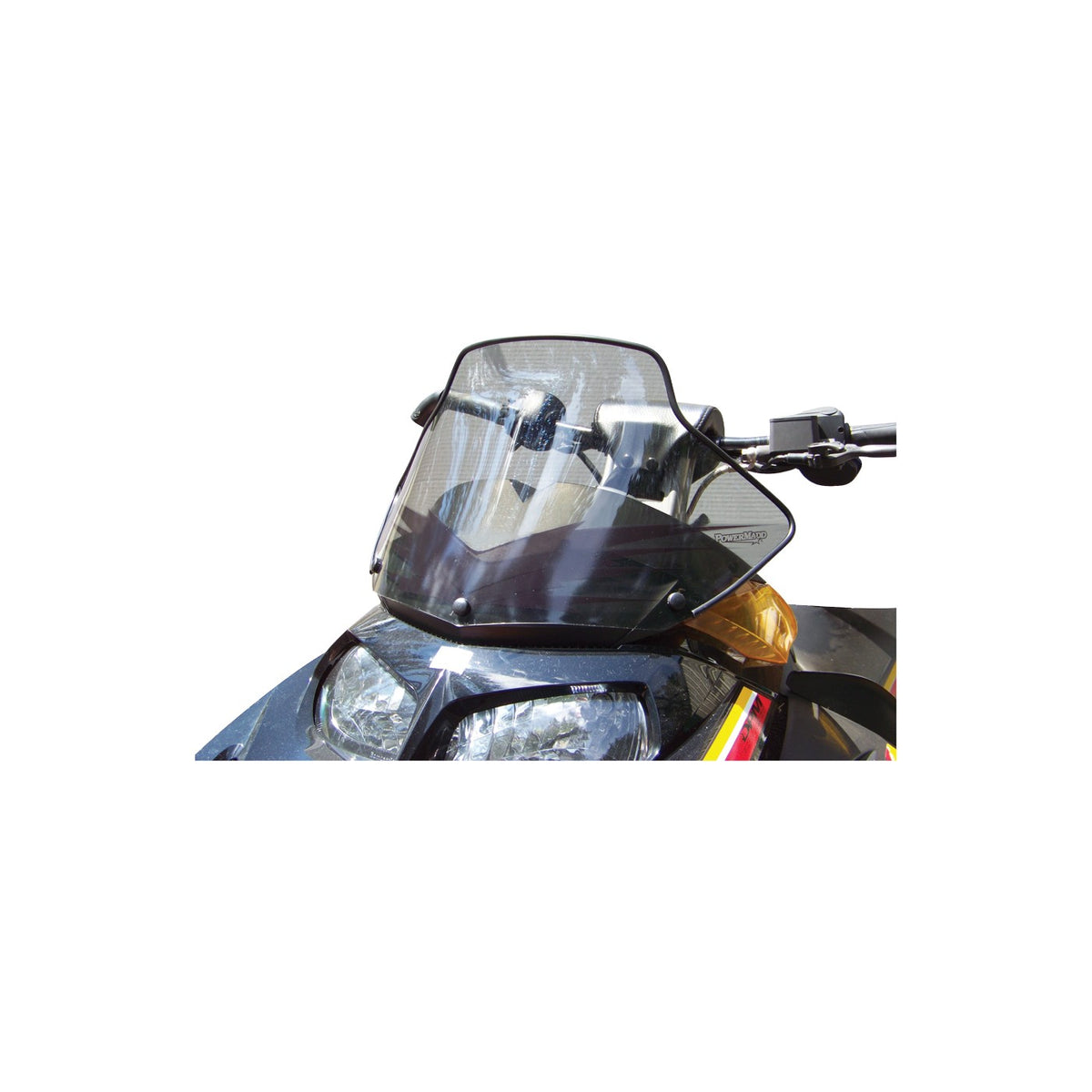 COBRA W/S MID SMOKE/BLK 11" S-D REV HOOD MTD FLYSCREEN - 10-13031