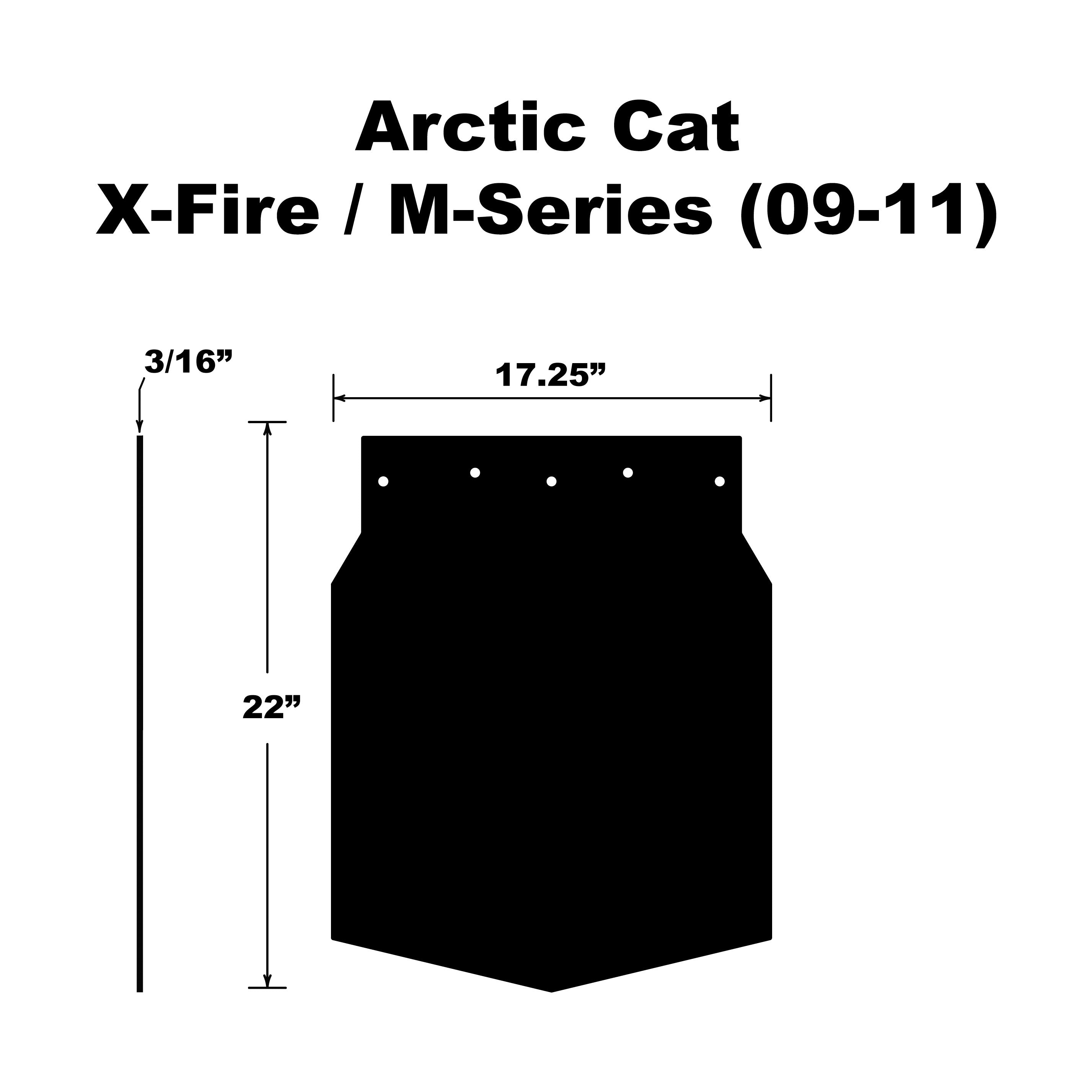 SNOWFLAP  ARCTIC CAT M-SERIES/X-FIRE 09-11 - 10-15005