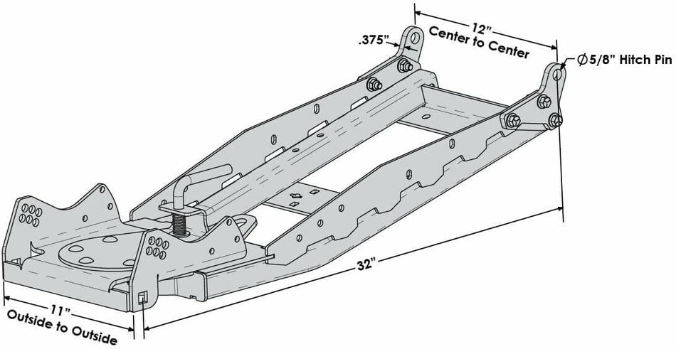 KFI PLOW PUSH TUBE UTV PRO 2.0 - 10-6300