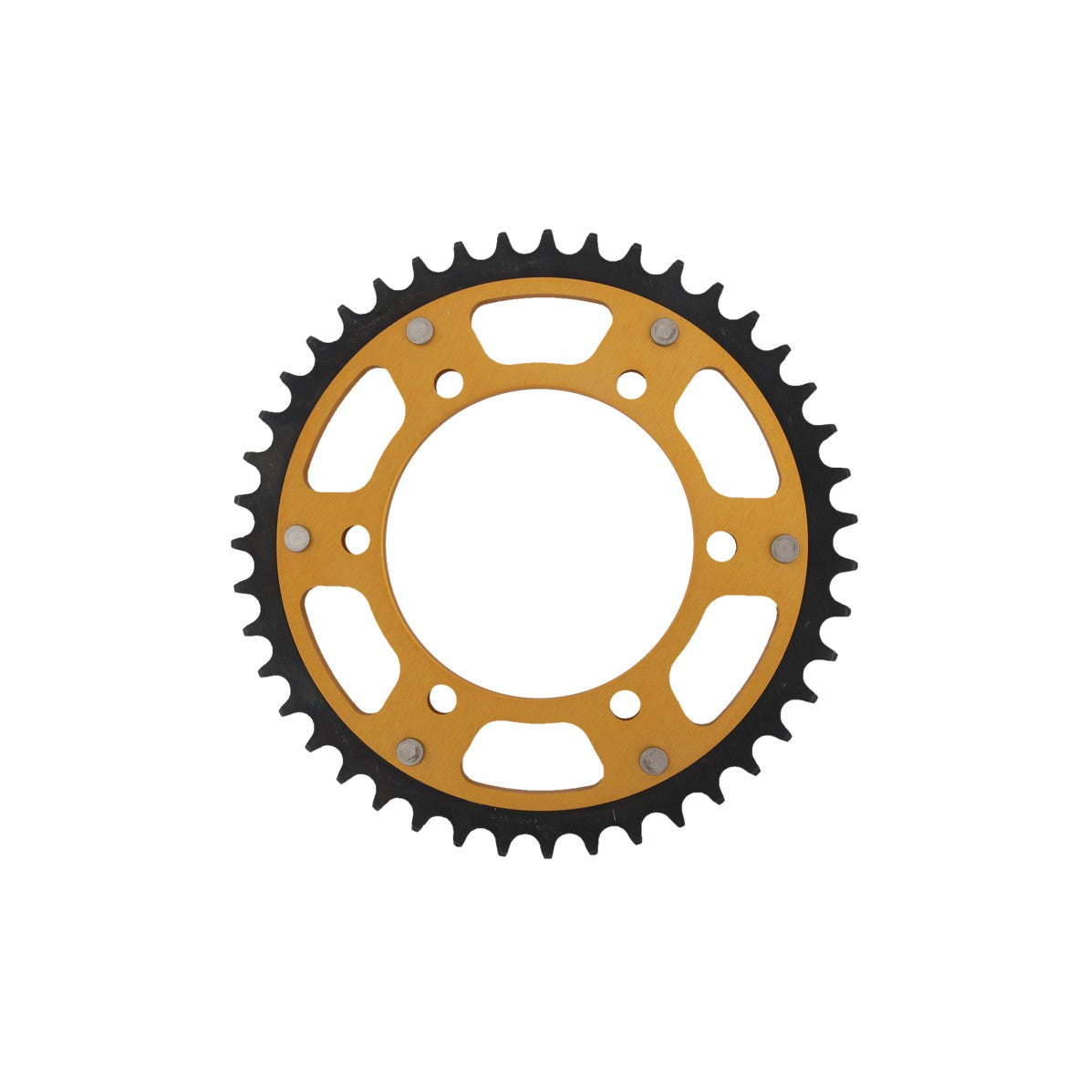 REAR STEALTH SPROCKET ALU/STL 43T-525 GLD SUZ/YAM - 108-480643-1