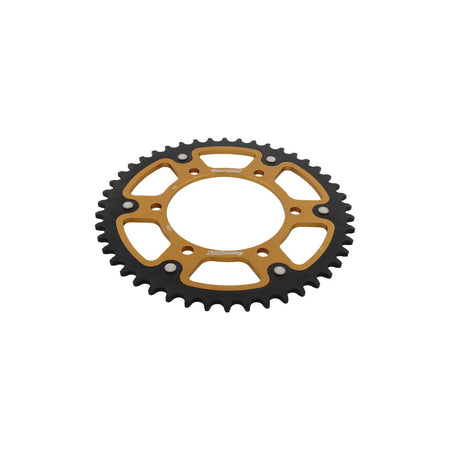 REAR STEALTH SPROCKET ALU/STL 46T-520 GLD HON/KAW/YAM - 108-486646-2