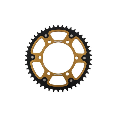 REAR STEALTH SPROCKET ALU/STL 46T-520 GLD HON/KAW/YAM - 108-486646