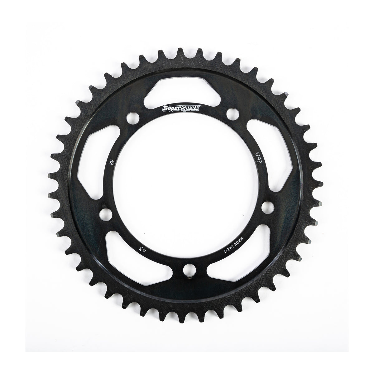 REAR EDGE SPROCKET STEEL 43T-525 BLK HAY/SUZ/TRI - 109-179243