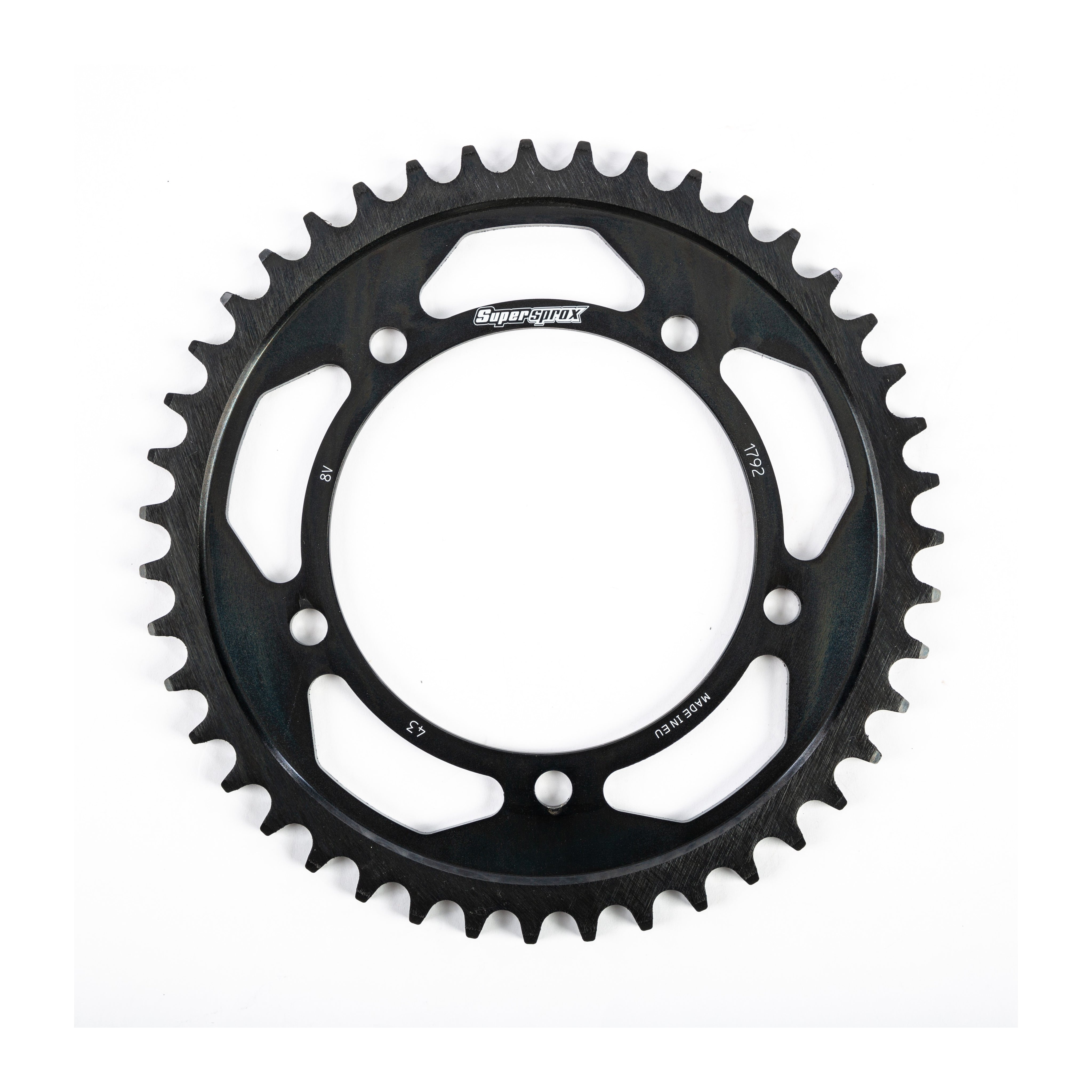 REAR EDGE SPROCKET STEEL 43T-525 BLK HAY/SUZ/TRI - 109-179243