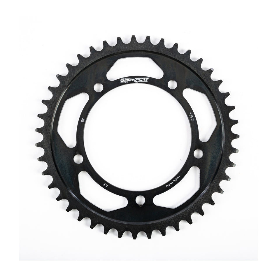 REAR EDGE SPROCKET STEEL 43T-525 BLK HAY/SUZ/TRI - 109-179243