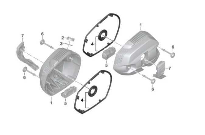 BMW GASKET KIT CYLINDER - 11-12-7-723-216