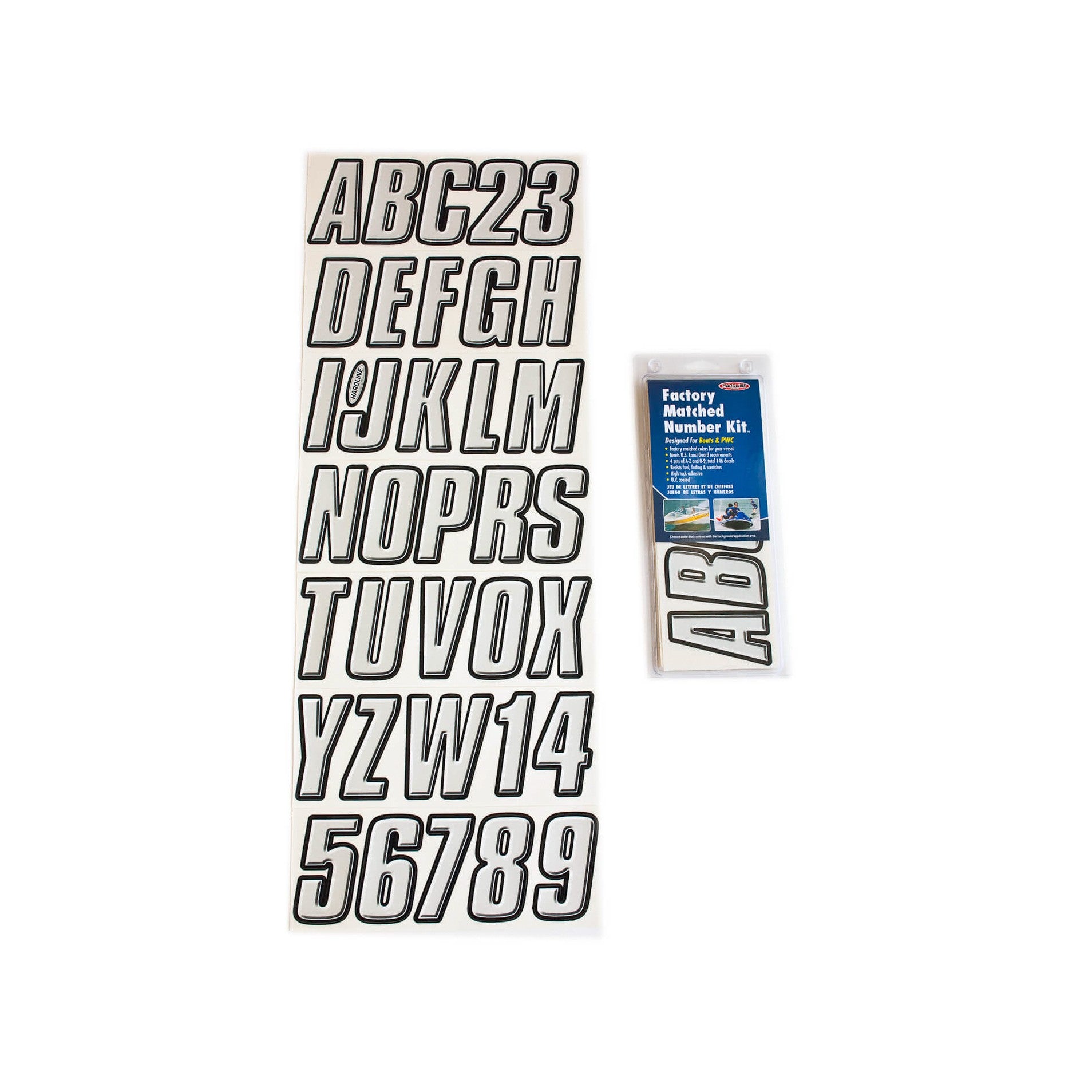 SERIES 800 REGISTRATION KIT SILVER/BLACK - 11-6223-1