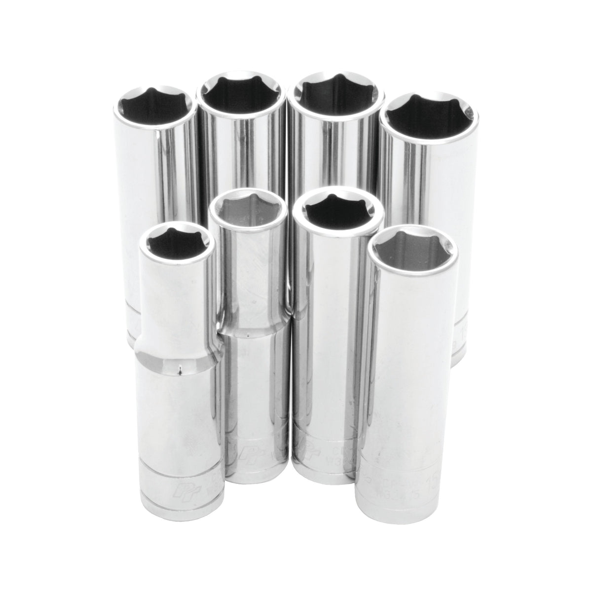 8 PC 1/2" MET SOCKET SET DEEP - 117-1061