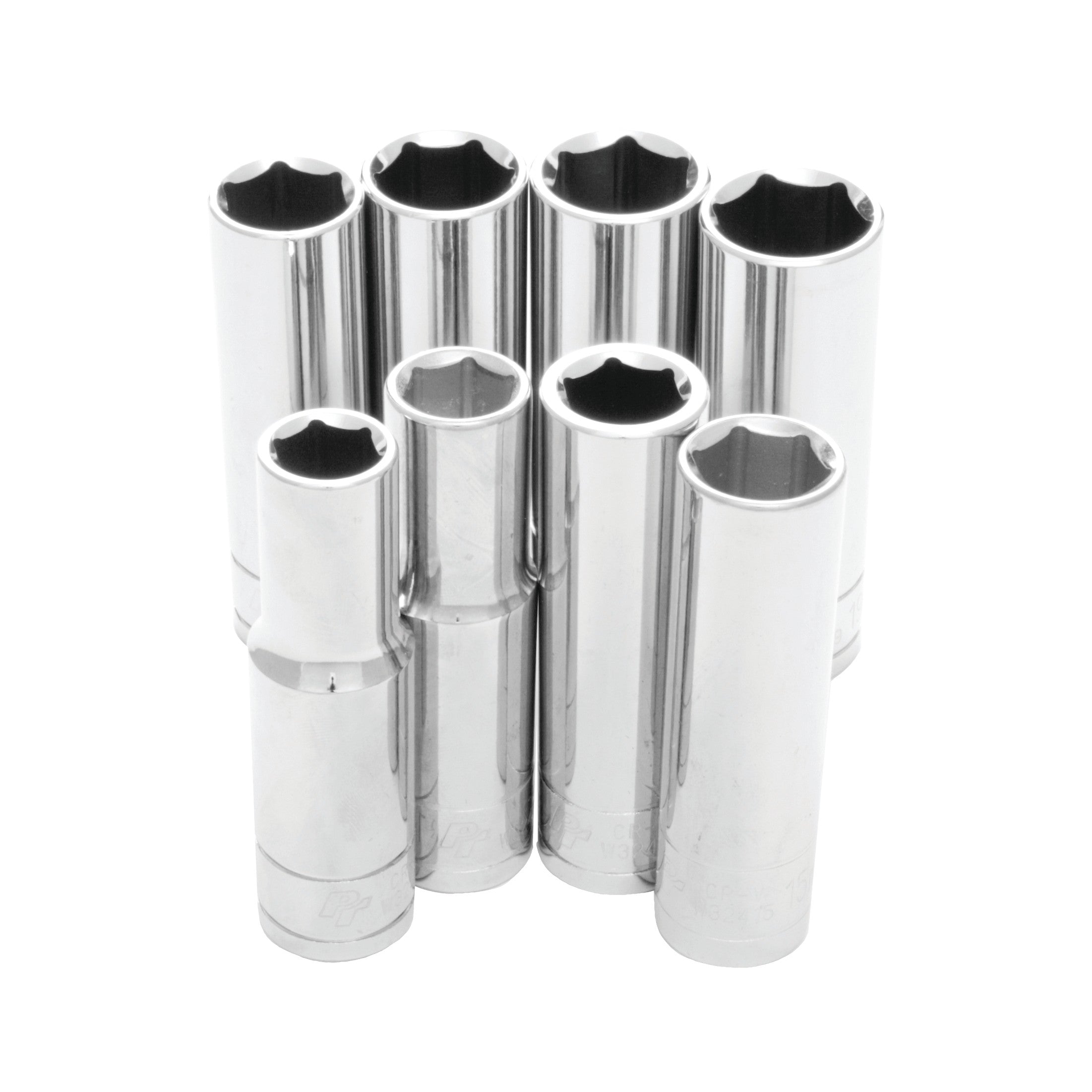 8 PC 1/2" MET SOCKET SET DEEP - 117-1061