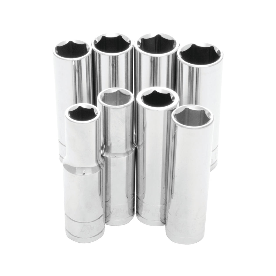 8 PC 1/2" MET SOCKET SET DEEP - 117-1061