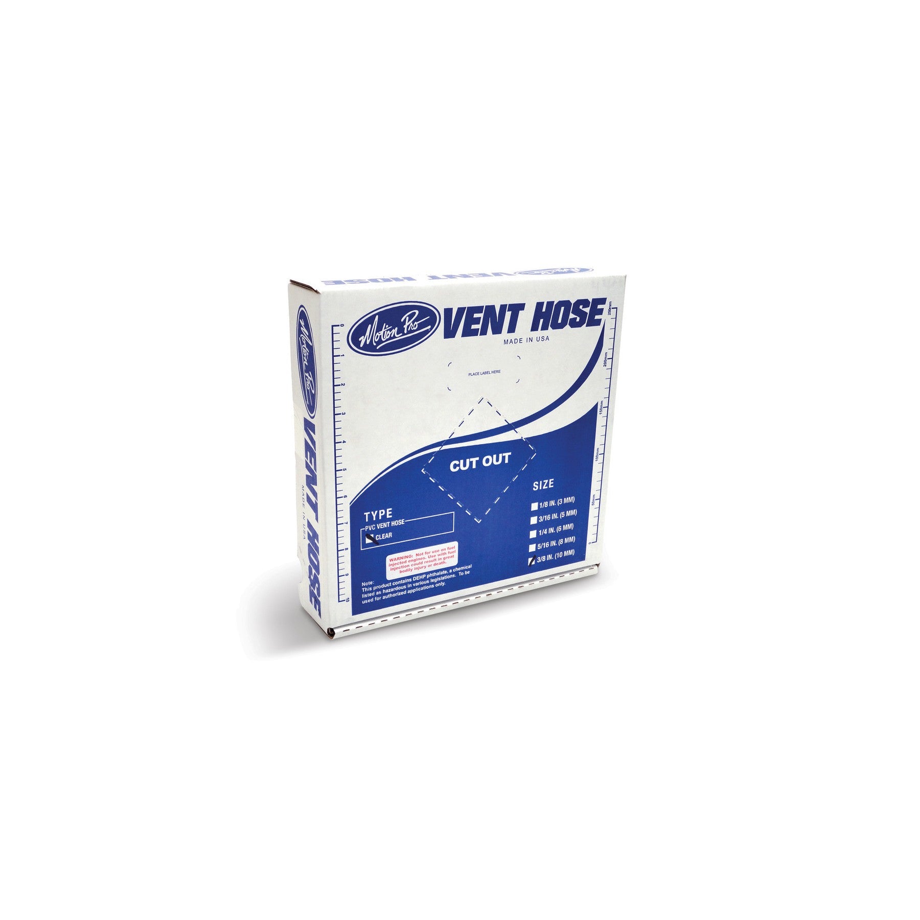 CLEAR VINYL VENT LINE 3/8"X25' - 12-0004