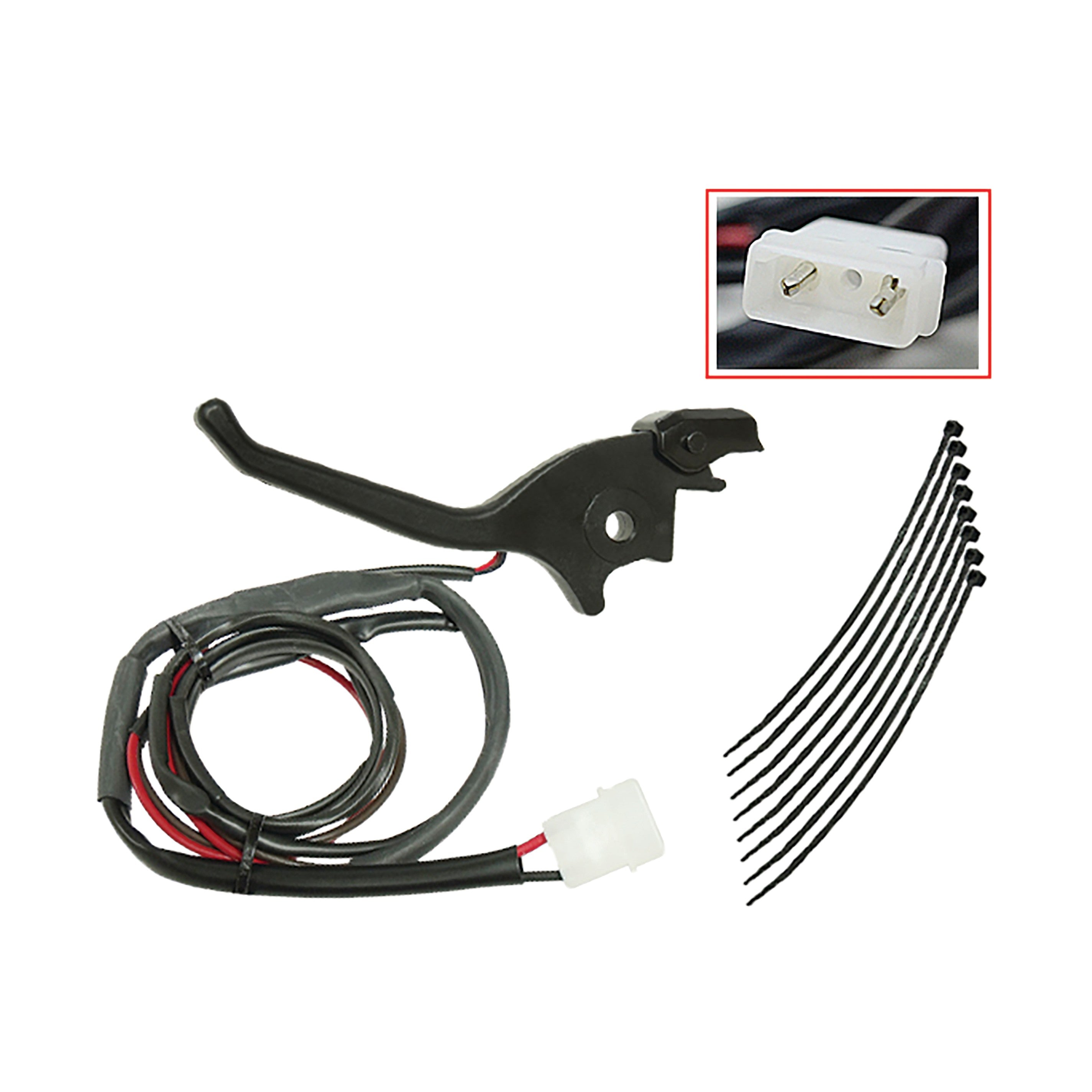 HEATED BRAKE LEVER POL - 12-19255H