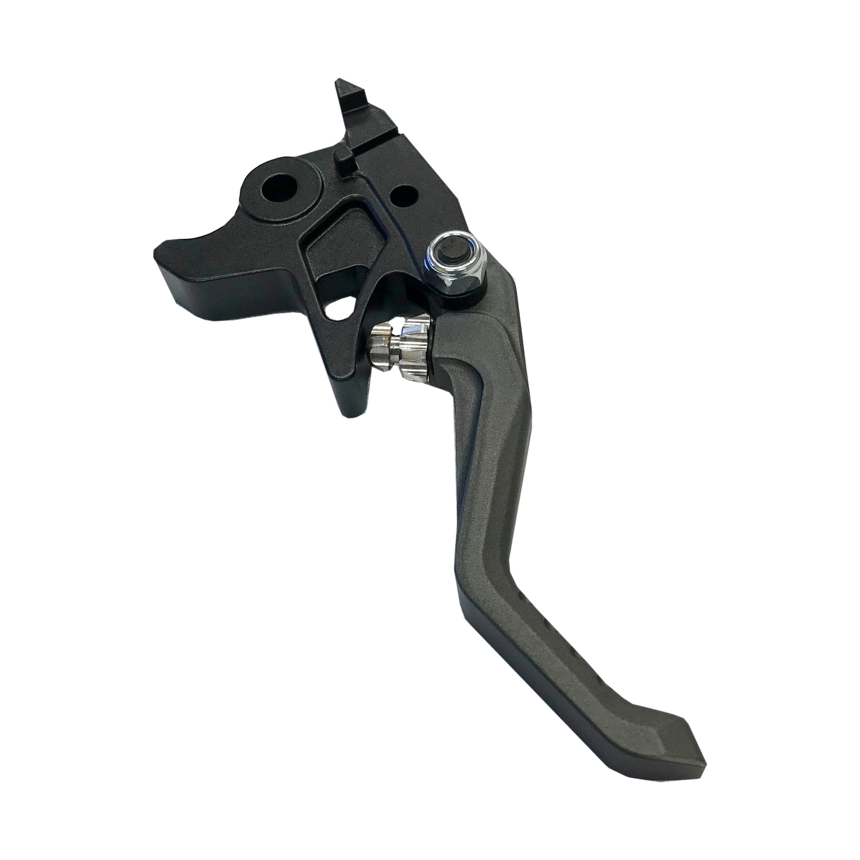 SKINZ ADJ BRK LEVER A/C-YAM BILLET GRAPHITE S/M - 12-39540