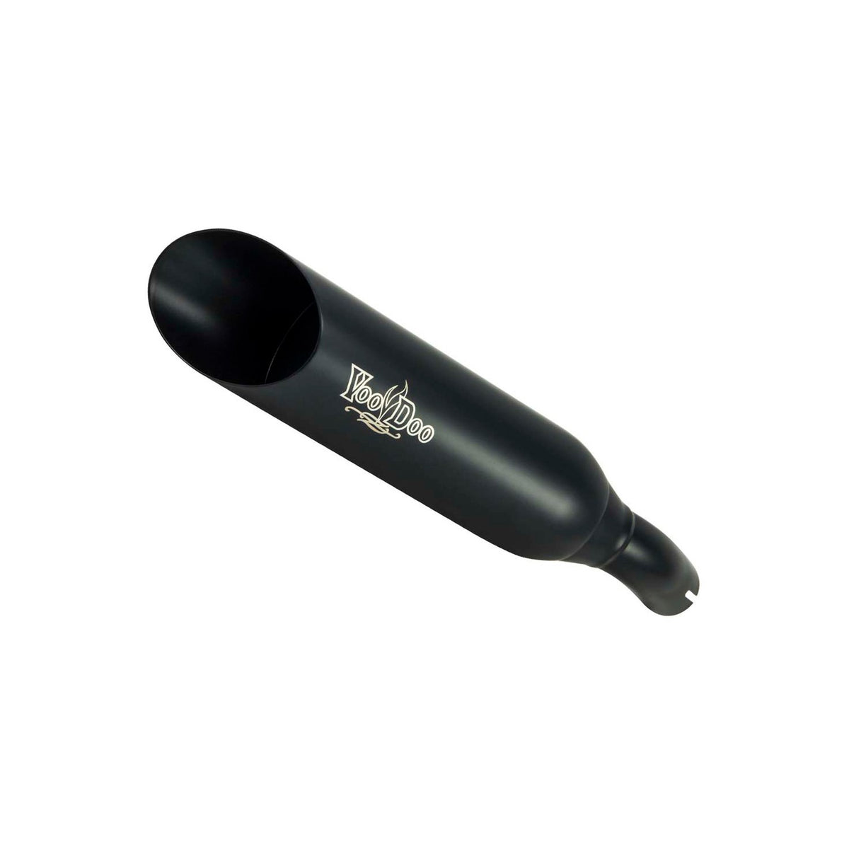SHORTY SLIP-ON EXHAUST BLACK - 12-8157BK