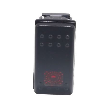 LIGHTED ROCKER SWITCH RED - 12-8602-1