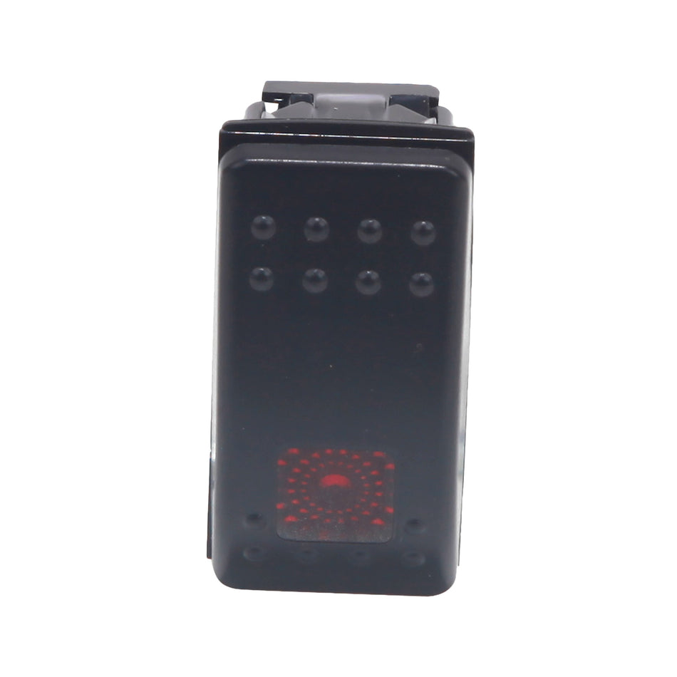 LIGHTED ROCKER SWITCH RED - 12-8602-1