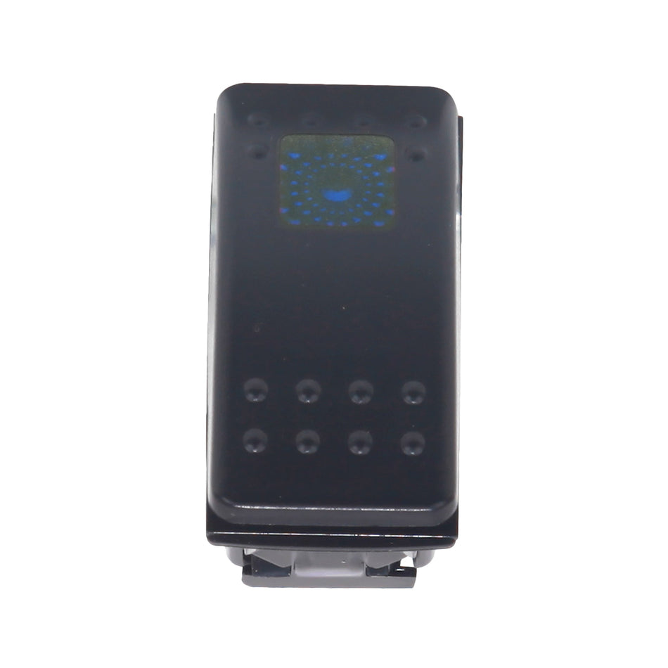 LIGHTED ROCKER SWITCH BLUE - 12-8603-1