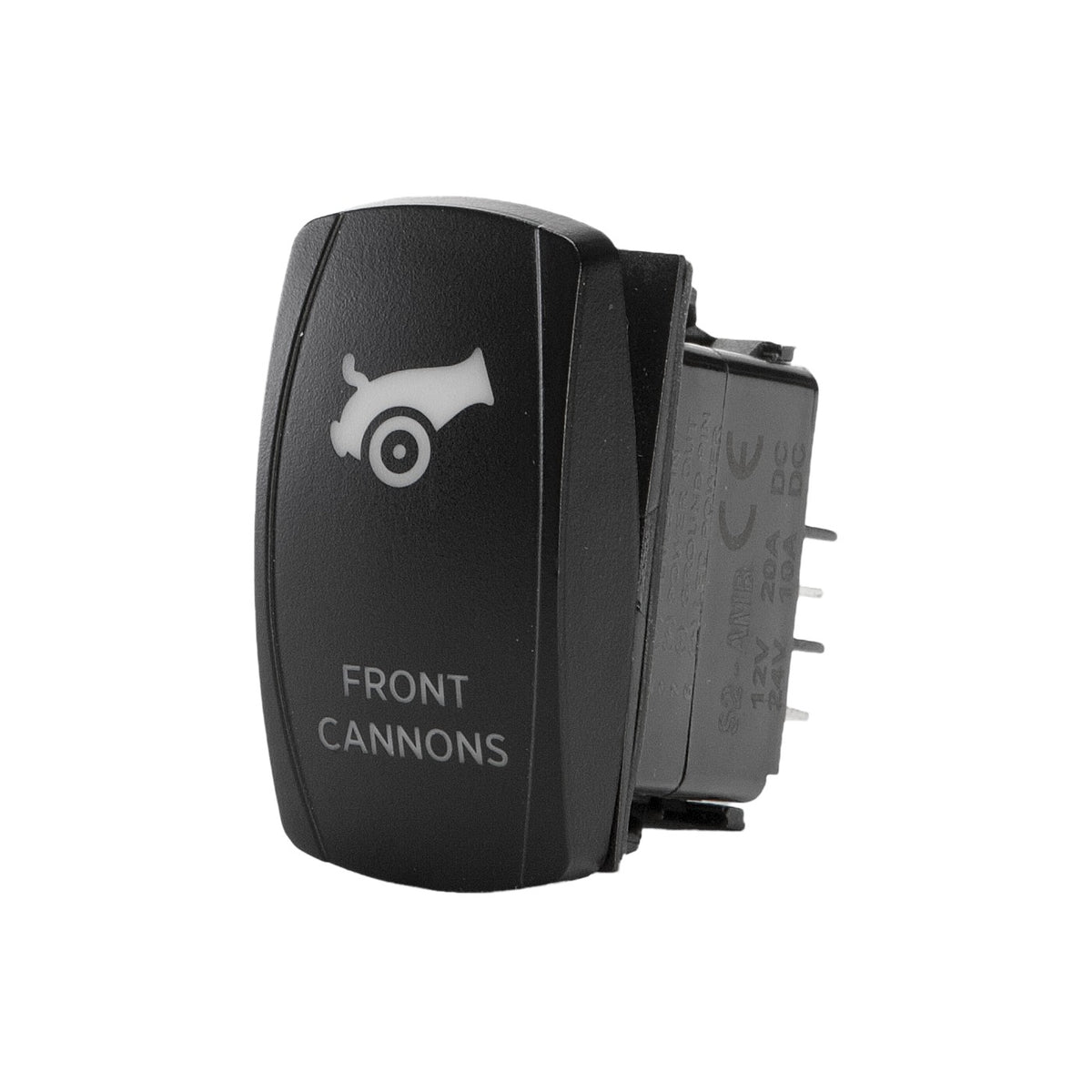FRONT CANNONS DASH SWITCH PRO SERIES BACKLIT - 12-9083