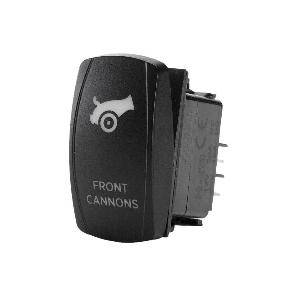 FRONT CANNONS DASH SWITCH PRO SERIES BACKLIT - 12-9083