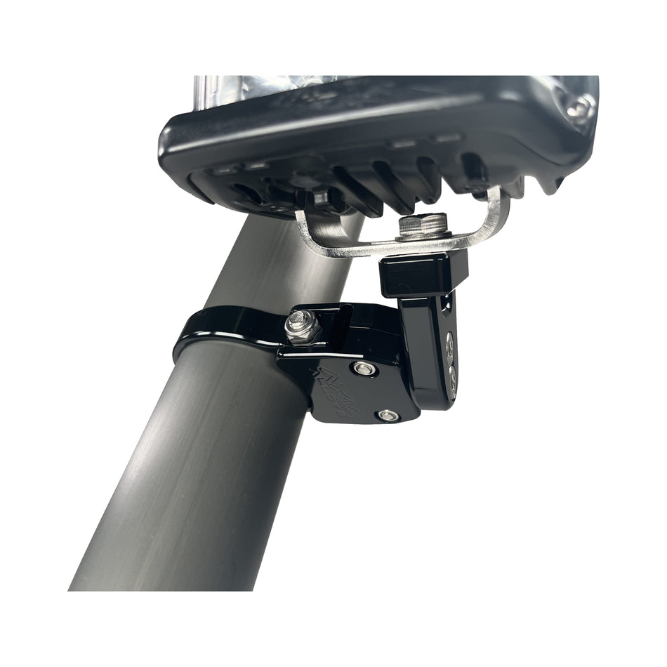 SMALL BASE ADJUSTABLE LIGHT MOUNT BLACK - 12-9408