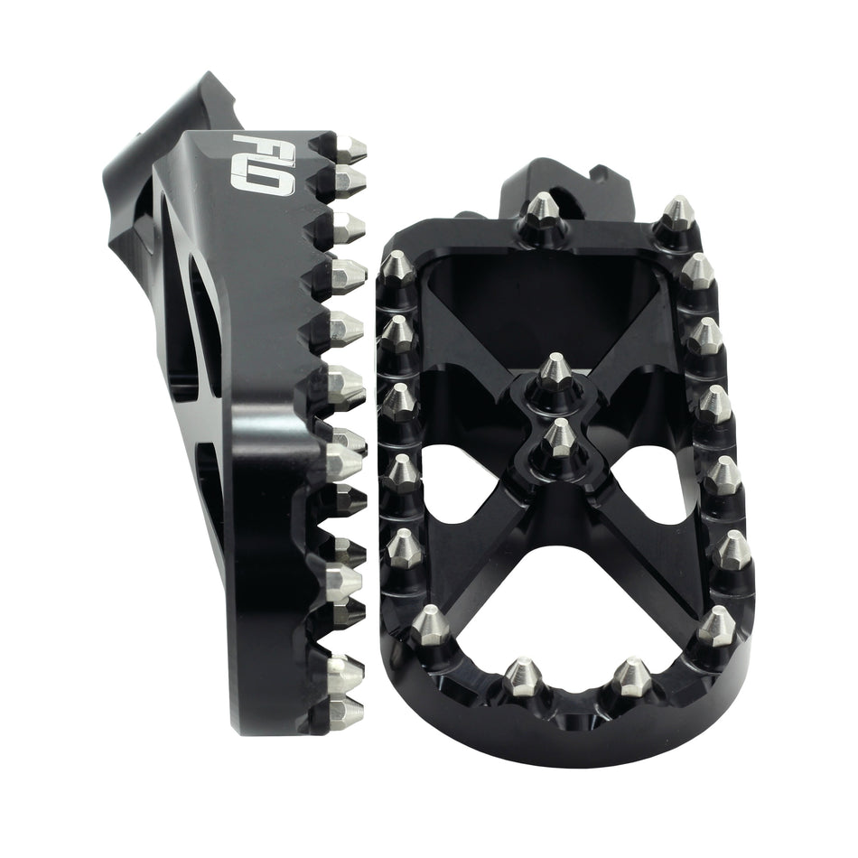 ADVENTURE/SNOW FOOTPEG BLACK - 122-18022