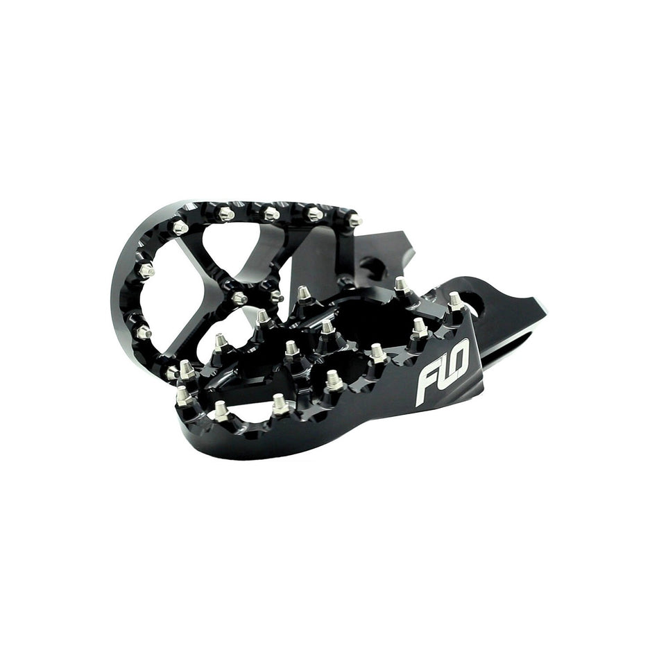 PRO SERIES FOOTPEGS LOWER BLACK 12MM YAM - 122-8057