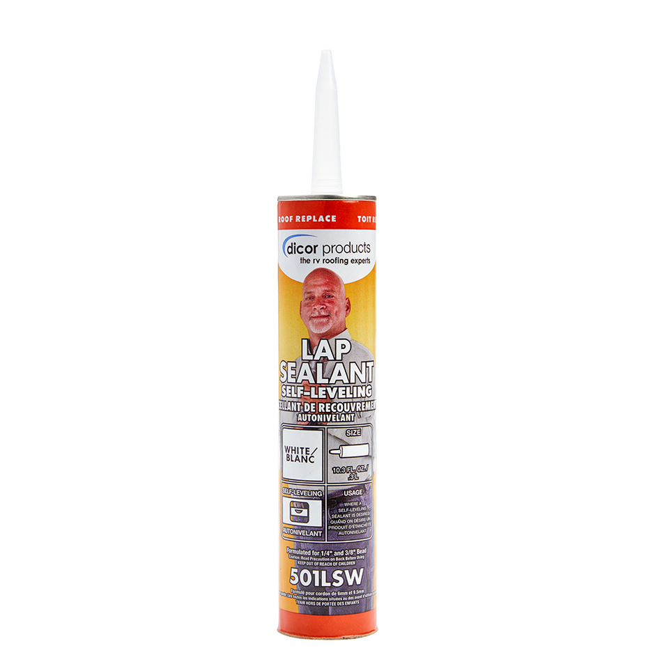 DICOR LAP SEALANT SELF LEVELING CAULK WHITE 501LSW1 - 13-1315