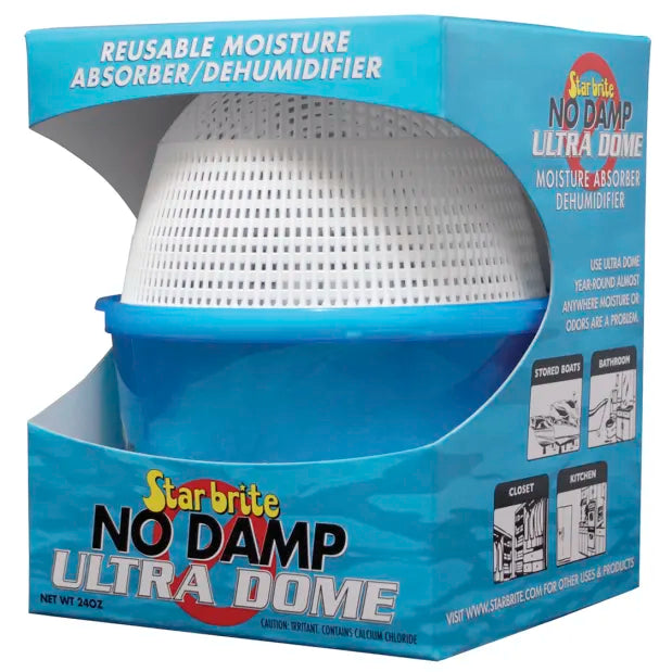 Dehumidifier Cleaner No Damp Ultra Dome; Granules In Bucket; Refillable 24 Ounce - 13-9297