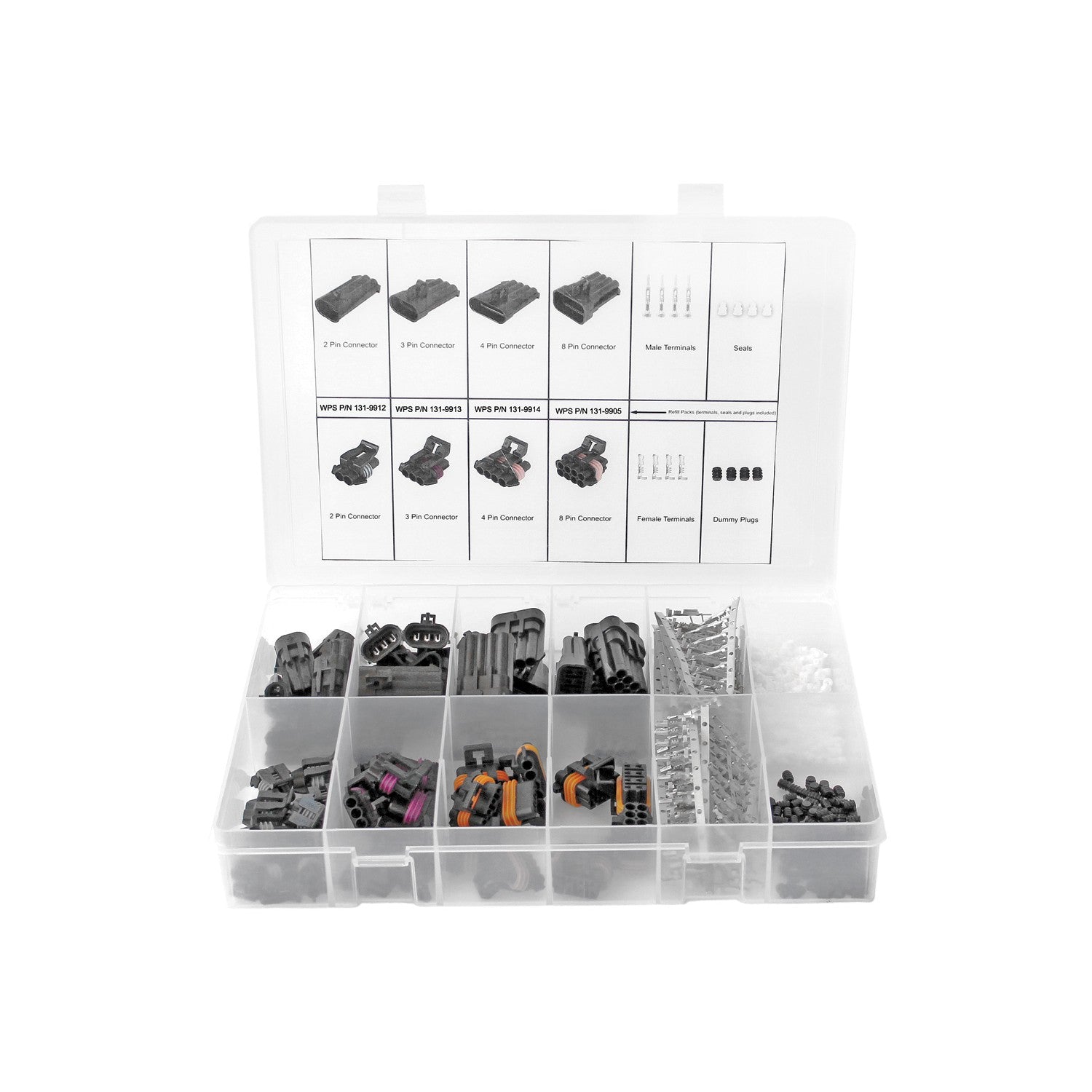 CONNECTOR KIT 28 PC DELPHI - 131-9923