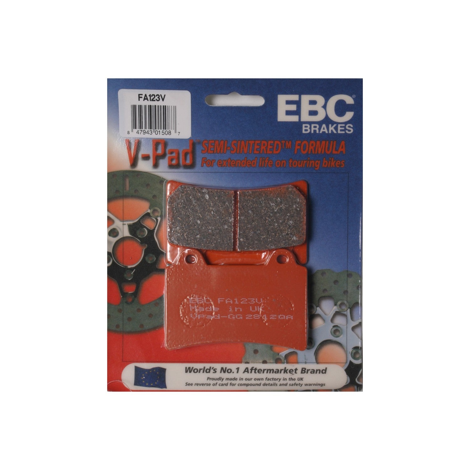 BRAKE PADS V-SERIES - 15-123V